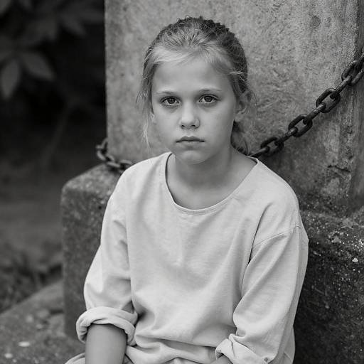 Serene Portrait of a Young Girl