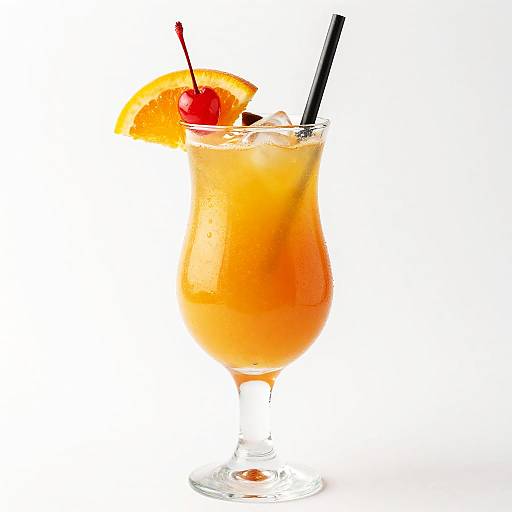 Vibrant Tropical Cocktail Photo