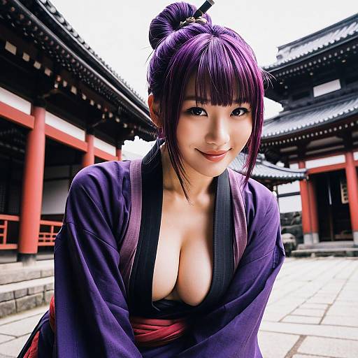 Seductive Ninja Girl in Sengoku Town