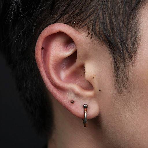 Surreal Edgy Ear Piercings