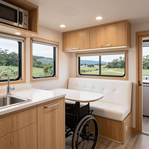 Accessible Compact Galley with Scenic Views