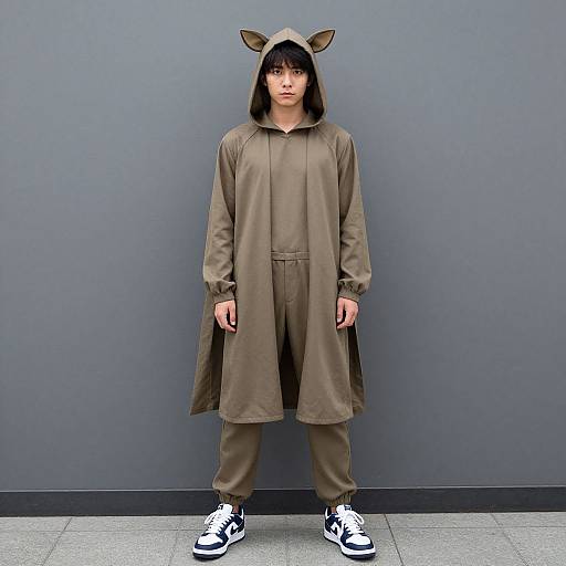 Realistic Male in Mabel Animal Hood Costume