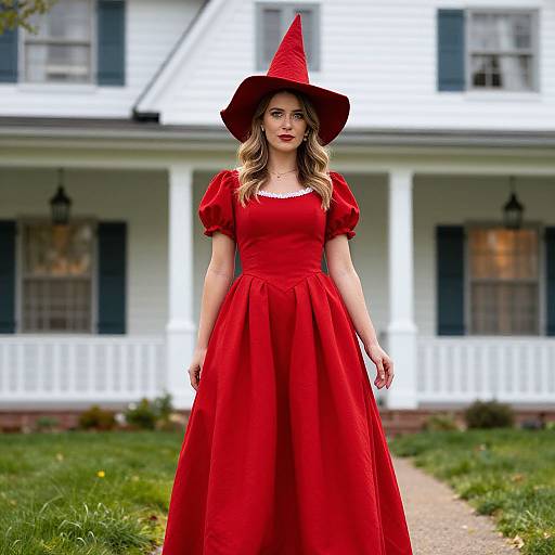 Wanda Red Witch Costume Portrait