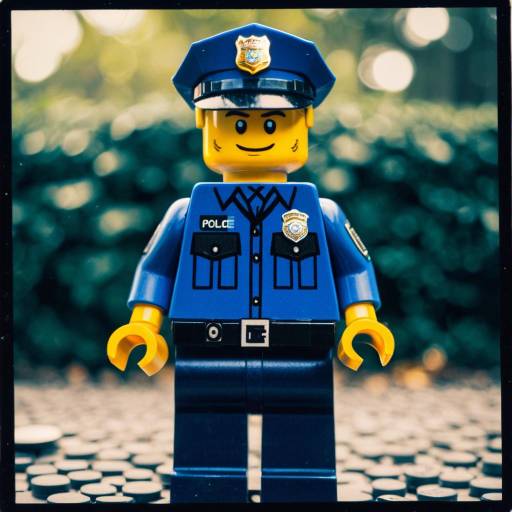 Lego Police Officer Cosplay Vignette