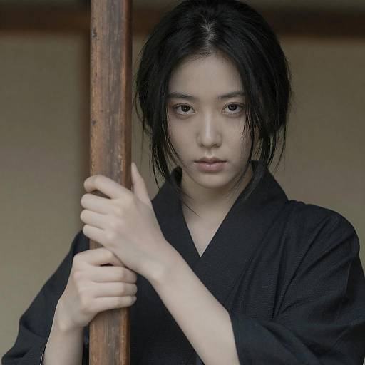 Serene Portrait of an Asian Woman