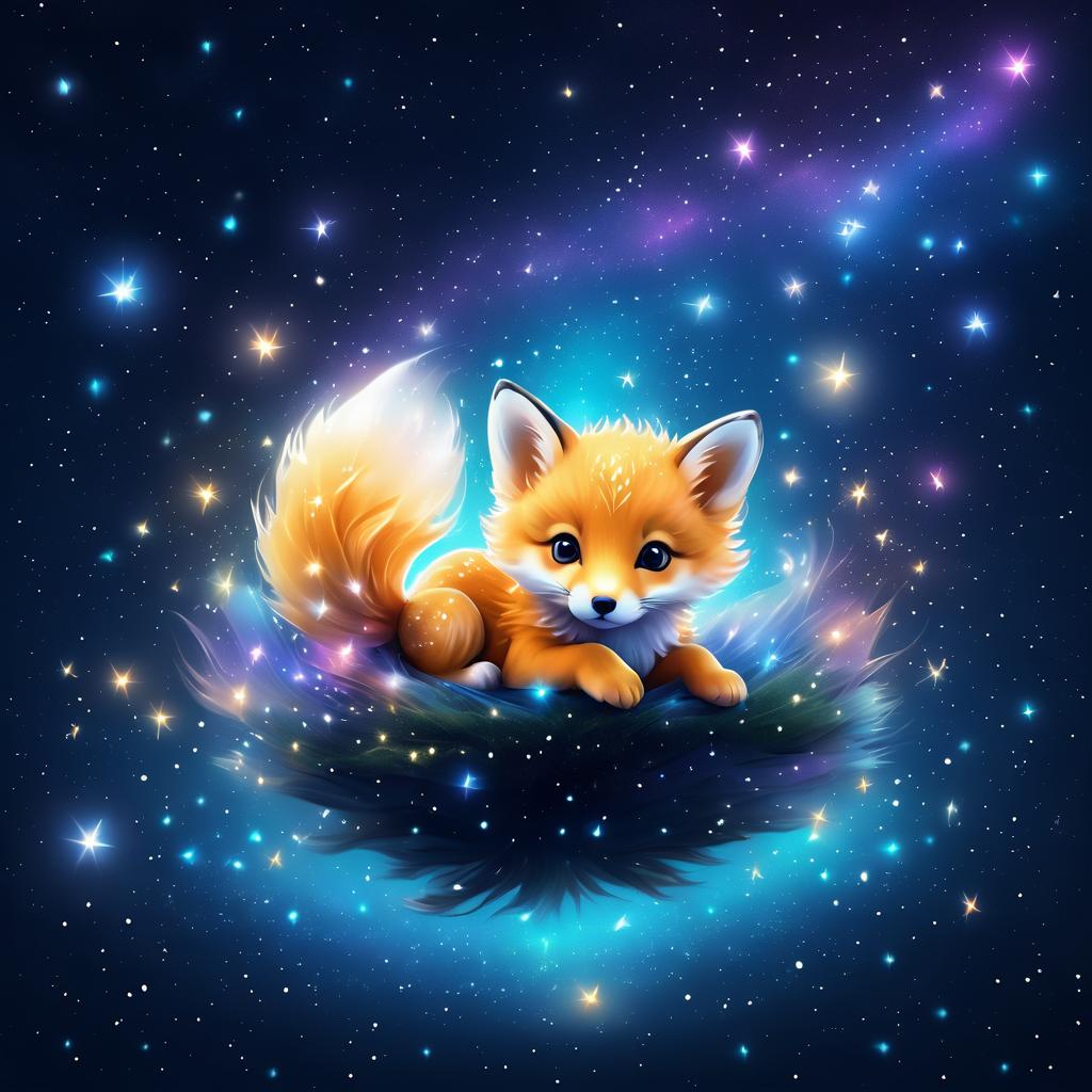 Ethereal Fox Kit in Starry Sky