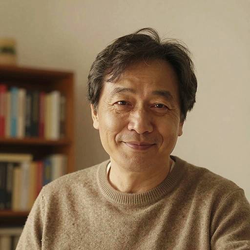 Cozy Middle-Aged Man Selfie