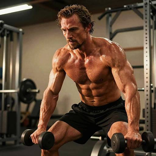 Matthew McConaughey Intense Gym Workout