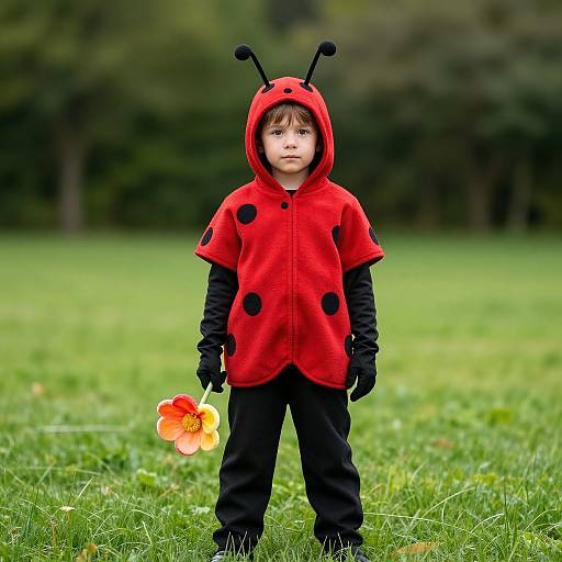Male in Ladybug Costume Solo