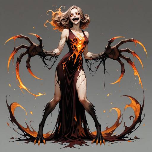 Enchanting Undead Monster Girl Portrait Enchanting Undead Monster Girl Portrait