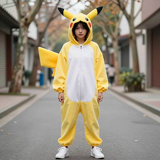 Cosplay Adventure in Pikachu Costume