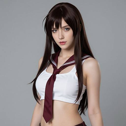 Realistic Homura Akemi Cosplay Photo