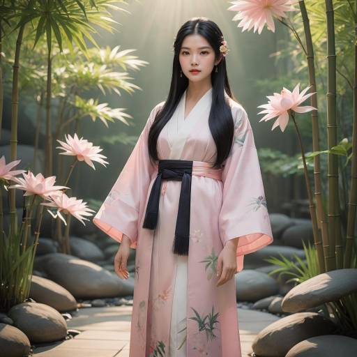 Serene Beauty in a Zen Garden Serene Beauty in a Zen Garden
