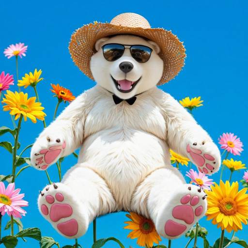 Playful Teddy Bear in a Fun Setting