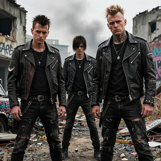 Punk Rebels in Dystopian Wasteland