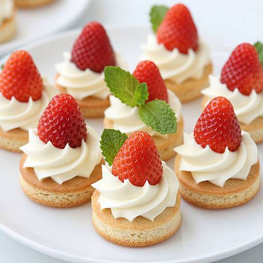 Elegant Mini Cream Tea Canapés