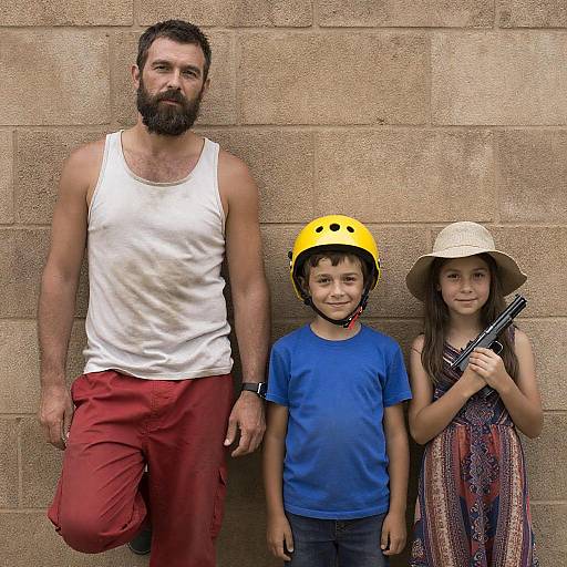 Street Portrait of Three Unique Individuals