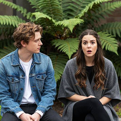 Surprising Outdoor Moment Among Ferns