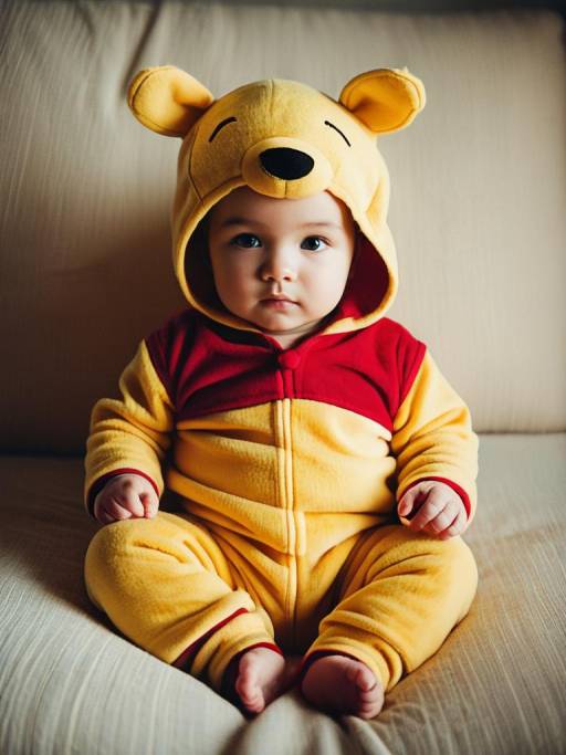 Baby in Pooh Bear Costume