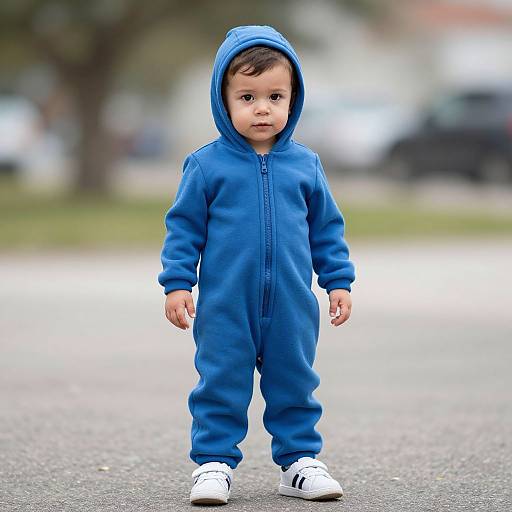 Toddler Boy in Outdoor Costume