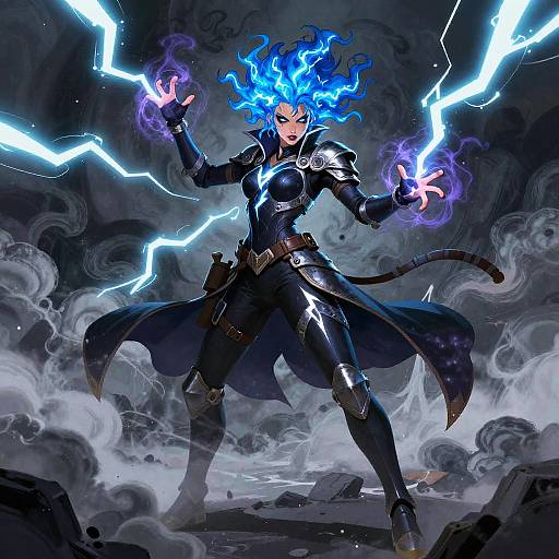 Stormborn Tempest Witch in Pop Art