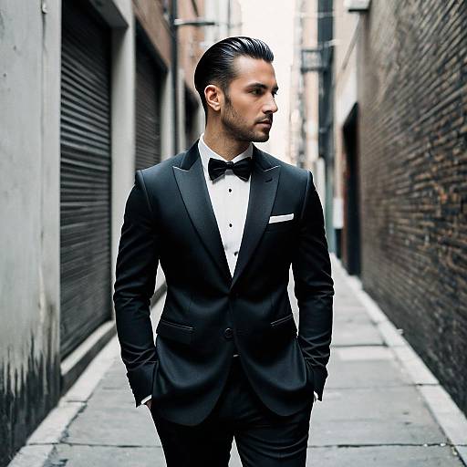 Modern Slick Back Hairstyle Fashion