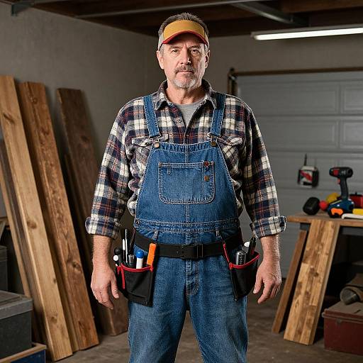Middle-Aged Dad DIY Handyman Costume