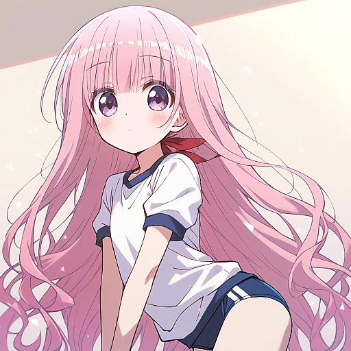 Illustration of Hakamada hinata, rou-kyuu-bu! in the style of Somechime (sometime1209)