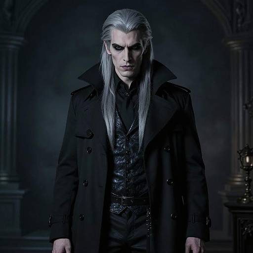 Brooding Ancient Vampire Portrait