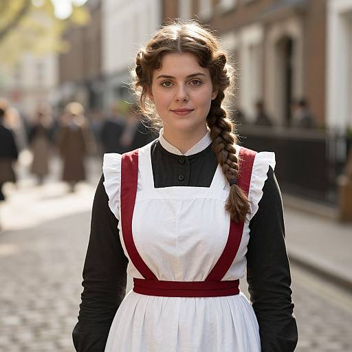 Vintage Suffragette Portrait in 1913 London