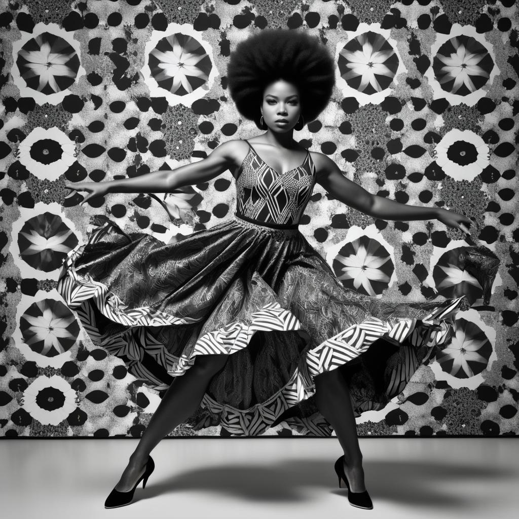 Celebrating Afro-Colombian Dance in Monochrome