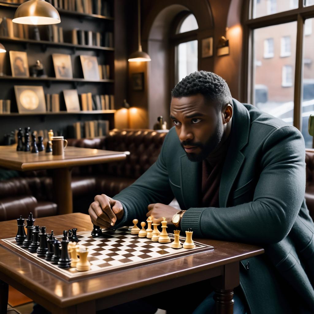 Cinematic Chess Match with Idris Elba