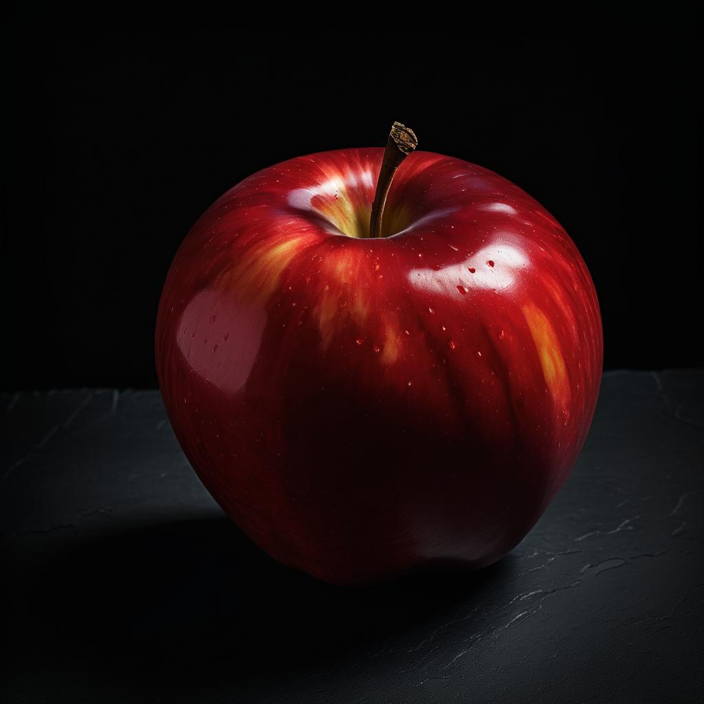 Cezanne-Style Apple Photography on Slate