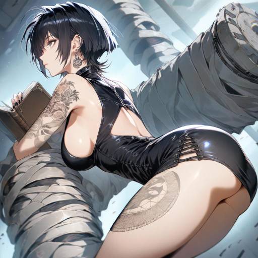 Gothic Style Girl in Trigun Fashion