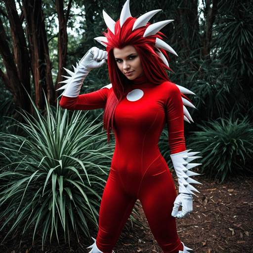 Elegant Knuckles Cosplay Outfit Design