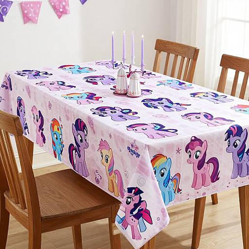 My Little Pony Birthday Table Cover