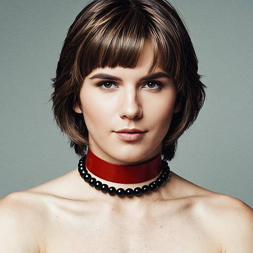 Realistic Caesar Mullet Hairstyle Parody