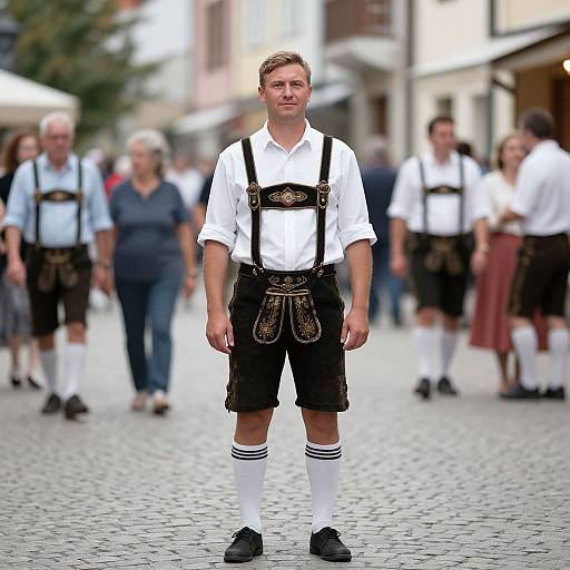 Man in German Traditional Costume