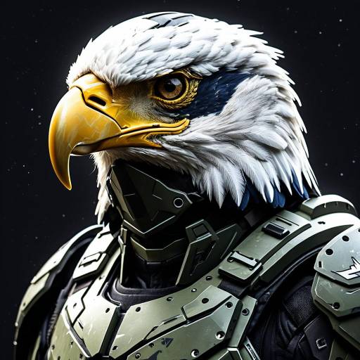 American Eagle Helmet with Halo Armor