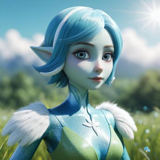 Cinematic 3D Render of Gardevoir