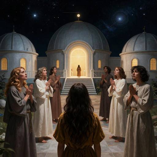 Celestial Prophets' Emotional Confrontation