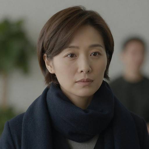 Serene Portrait of a Woman Indoors