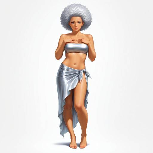 Realistic Portrait of a Middle-Aged Woman Realistic Portrait of a Middle-Aged Woman