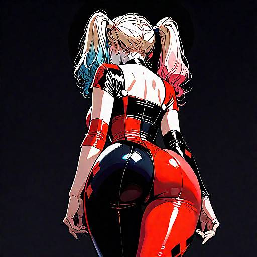 Iridescent Harley Quinn in Vivid Colors