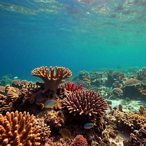 Impressionist Underwater Coral Vista