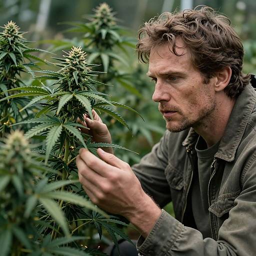 Leon Kennedy in Marijuana Garden