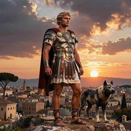 Romulus as Heroic Roman Warrior