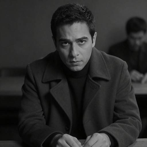 Intense Gaze in Dim Light Photography