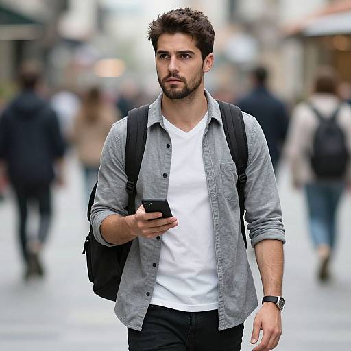 Urban Portrait of Young Man