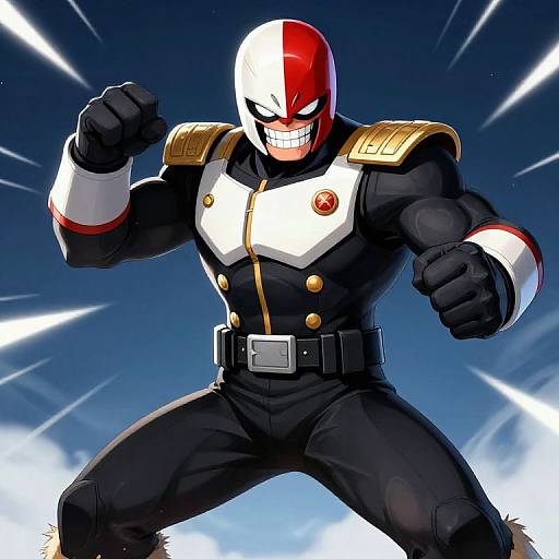 Fierce Military Warrior with Dynamic Action